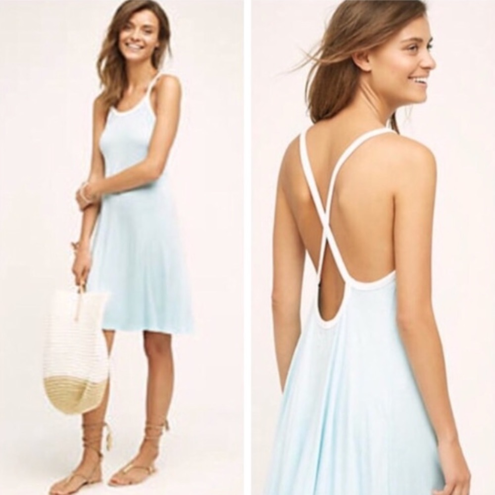 Anthropologie Saturday Sunday Light Blue Dress